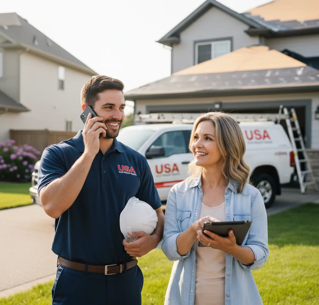 USA Roof Repair Experts customer support in Fitzpatrick
